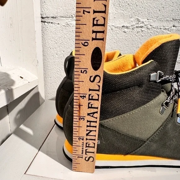 Adidas Snowpitch Green Gold  High Top Sneaker Hiker Grip  Men’s  Big Kid 5.5 - Picture 9 of 13